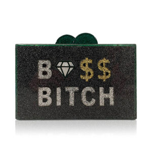 Be the boss bitch with this clutch purse. Let every one in the room know who is the boss. Elizabeth Sutton Collection Clutch Purse.