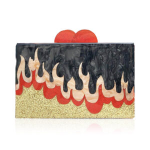Always Be On Fire With This Clutch Purse. Wear This Clutch Purse Whenever You Want To Feel Strong. Elizabeth Sutton Collection CLutch Purse.