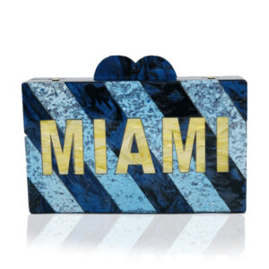 Miami Vibes Coming Your Way With This Clutch Purse. 'The Miami Clutch Purse" is an Homage To The Thriving Art Scene in Miami.