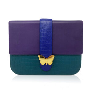 Elegant leather bag. This luxuriously crafted saddlebag is Sutton's first leather handbag and exudes pure sophistication.
