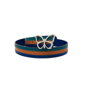 The Triple Stripe Reversible Leather Belt is The Perfect Blend of Tones. They Create a Harmonious Design. Elizabeth Sutton Collection.