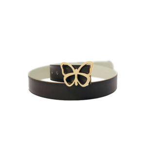 The Solid Reversible Leather Belt is Beautifully Classy and Stylishly Simple, Made to Match Every Outfit. Elizabeth Sutton Collection.