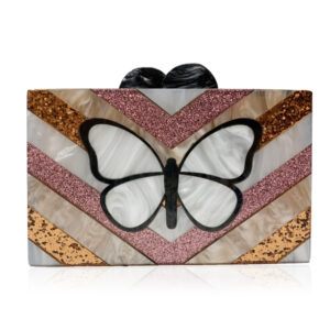 Spread your wings like a butterfly with this clutch purse. As many of you know, this Butterfly is Sutton’s trademark. Elizabeth Sutton