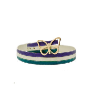 The Triple Stripe Reversible Leather Belt is The Perfect Blend of Tones. They Create a Harmonious Design. Elizabeth Sutton Collection.