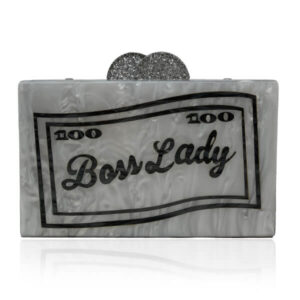 Be the boss lady with this clutch purse.This clutch purse is for all of the Boss Ladies out there. Shine bright like a diamond.